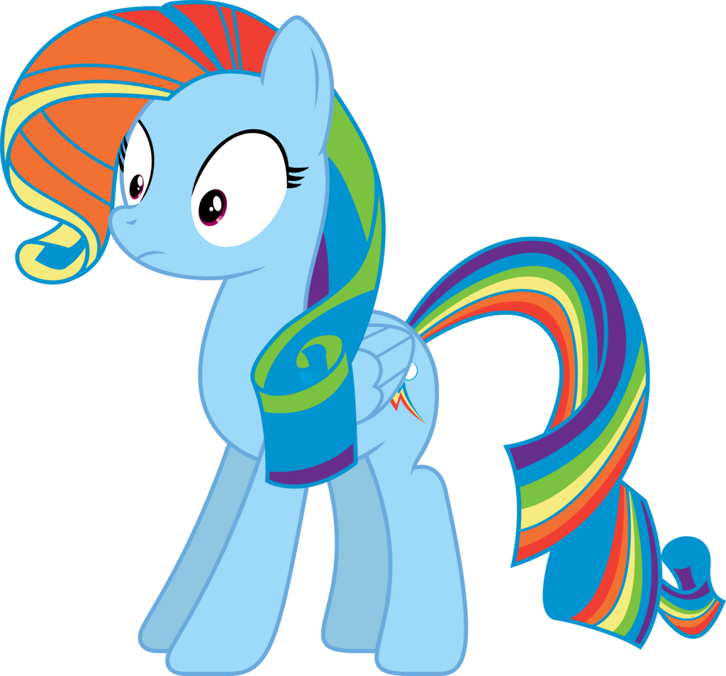 Rainbow Dash Mane Swap By W0lfylicious - Mlp Rainbow Dash Mane (1024x953)