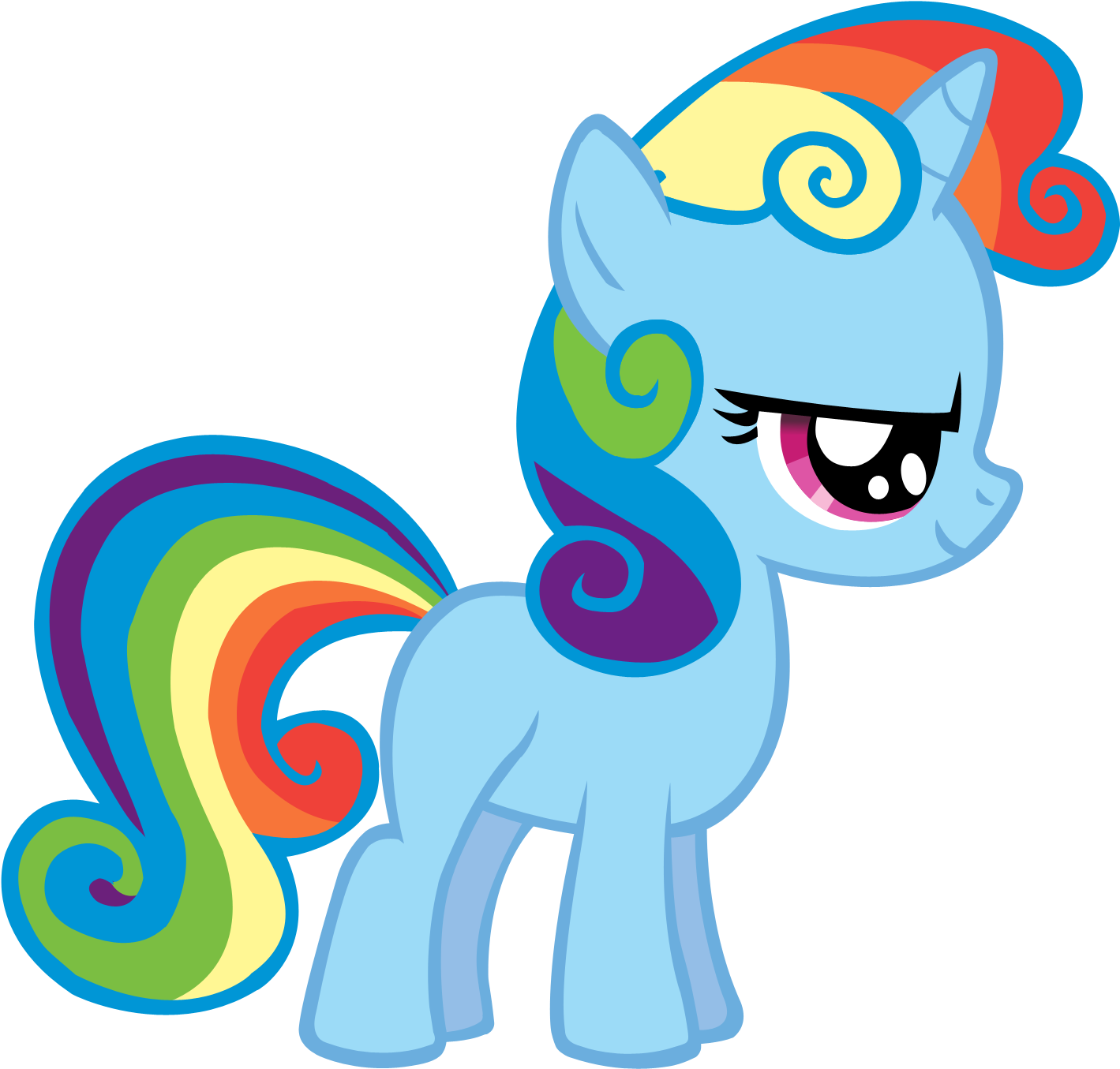 Rainbow Belle Vector By Durpy Rainbow Belle Vector - My Little Pony: Friendship Is Magic (1476x1547)
