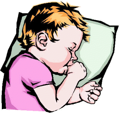 Fighting For Enough Sleep In Preschool - Thumb Sucking Clipart (398x378)