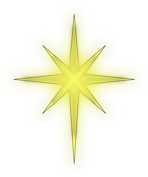 North Star Clipart - Illustration (498x594)