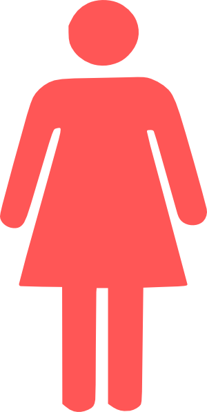 Women's Restroom Sign Printable (300x597)
