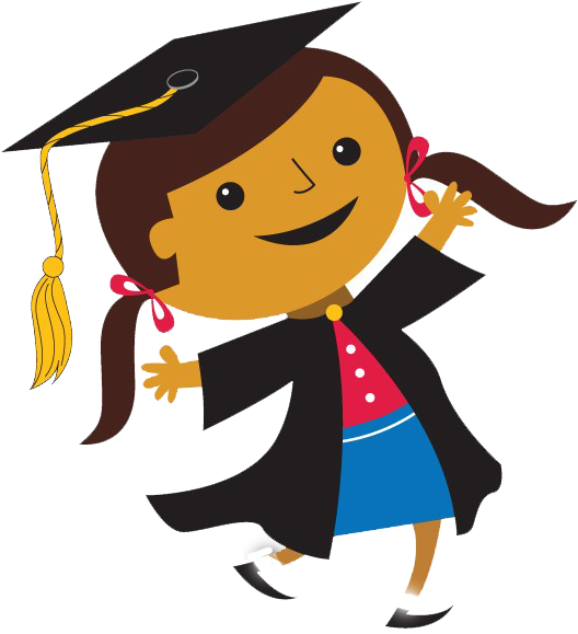 Across Oregon To Pilot The - Cartoon College Graduate No Background (542x592)