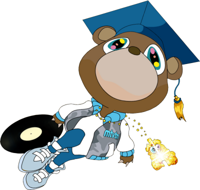 Nba 2k16 Ps4 Pro Am Squad Sign Up - Kanye Graduation Bear Png (400x380)