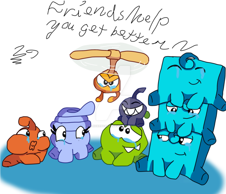 Om Nom And Friends (944x847)