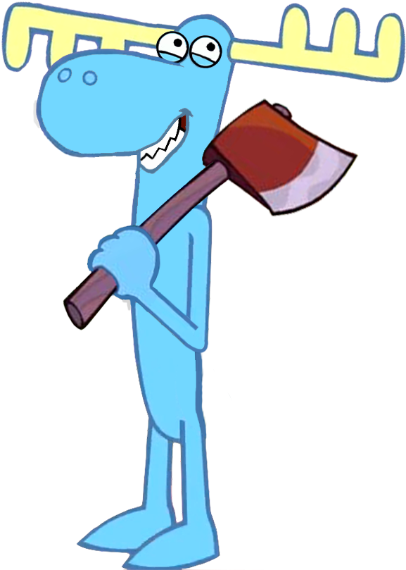 Happy Tree Friends Lumpy The Moose With An Axe - Lumpy (894x894)