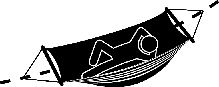 For Maximum Comfort In Rod Hammocks Lie Lengthways - For Maximum Comfort In Rod Hammocks Lie Lengthways (766x307)