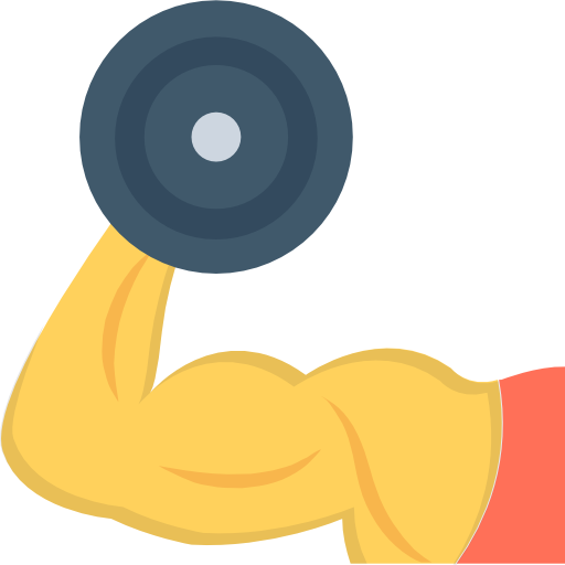 Weight Training - Dumbbell Cartoon Png (512x512)