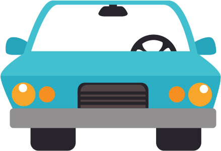 Car Front View - Car (550x550)