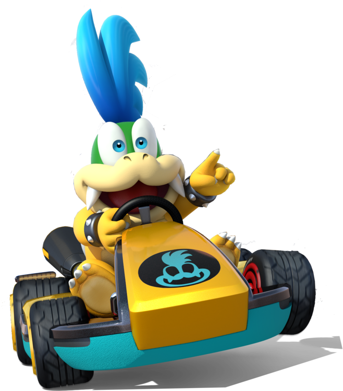 Larry Koopa - Mario Kart 8 Deluxe Character Png (732x818)