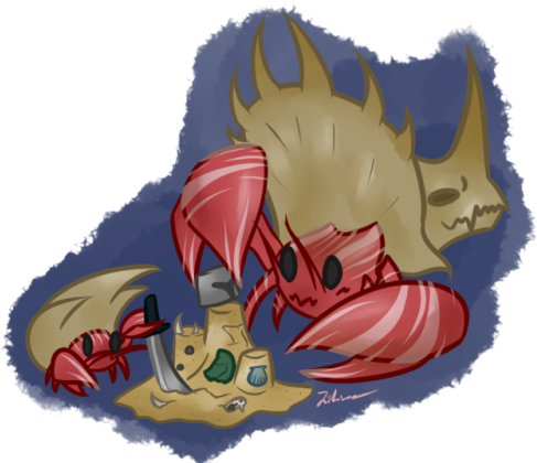 Daimyou Zazami/daimyo Hermitaur - Daimyo Hermitaur Wepon (500x423)