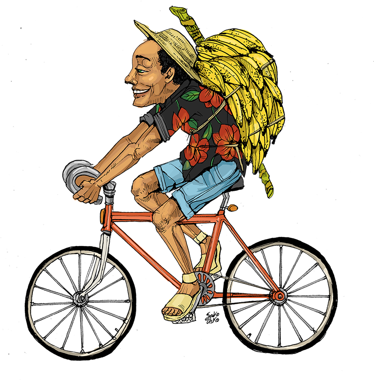 Ilustraciones De Gente Que Monta Bicicleta En Bogotá - Bicycle (750x769)