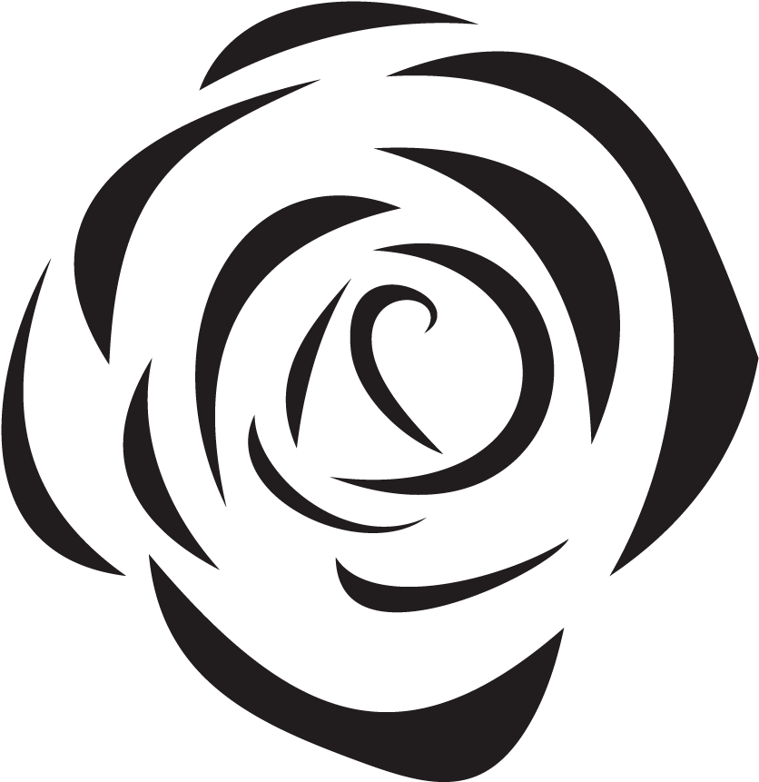 Beach Rose Black And White Flower - Beach Rose (1229x1151)