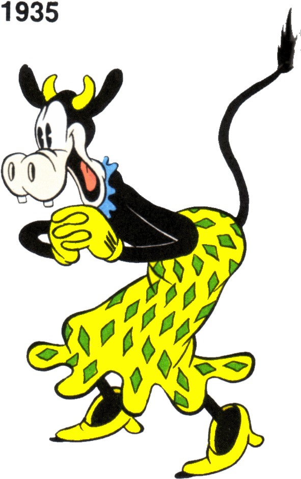 Clarabelle Cow Png Image - Clarabelle Cow (617x981)