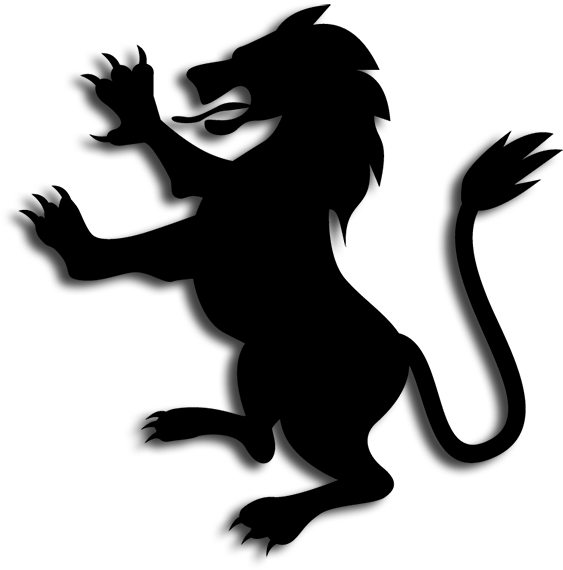 Delta Kappa Epsilon Symbol Rampant Lion - Beta Chi Theta Rampant Lion (600x600)