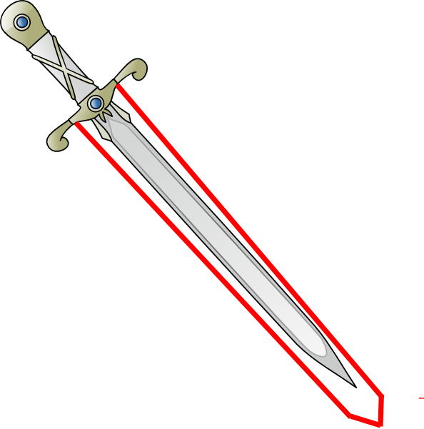 Sword Clip Art (594x601)