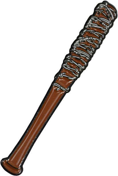 Walking Dead Negan's Bat Lucile Enamel Pin - Lapel Pin (436x639)