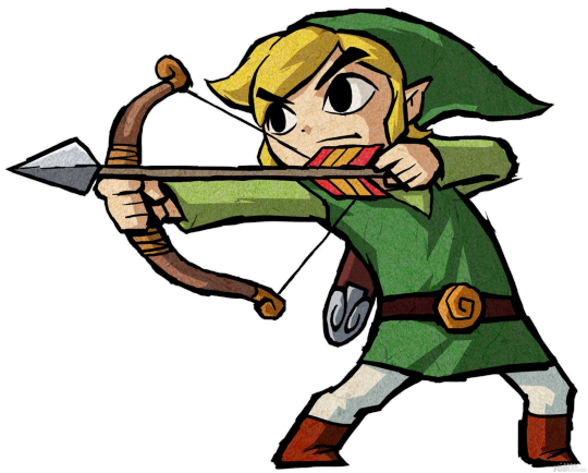 Sword Drawings Cliparts - Toon Link Wind Waker (540x434)