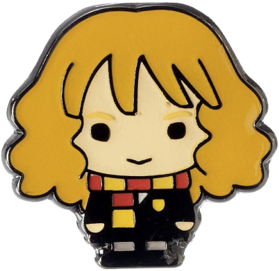Harry Potter Cutie Pie Pin Badge - Hermione Granger Cartoon Character (541x541)