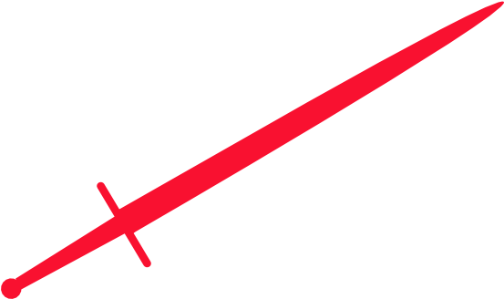 Red Sword By Kawaljeet Singh Clip Art At Clker - Red Sword Png (552x600)
