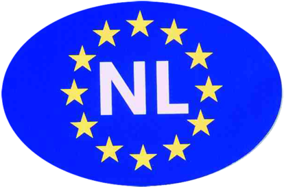 Holland-europe Car Sticker - Eu Flag (480x480)