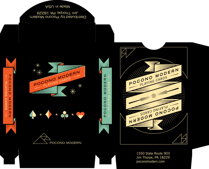 Modern Playing Cards A M - Modern Playing Cards Designs (700x565)