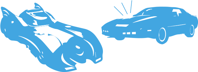 Kitt Vs Battmobile - Car (732x315)