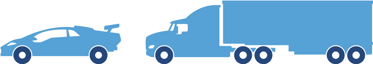 Sports Car And Transport Truck - Transport (1200x205)