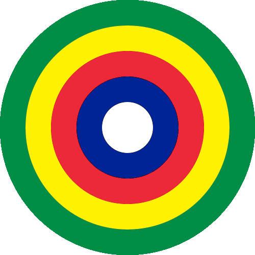 Tripartite Empire Air Force Roundel - Circle (500x500)