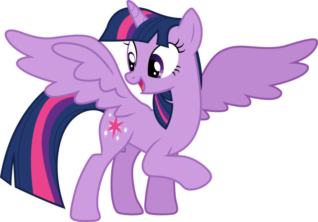 Twilight Sparkle Happy By Cloudyglow - My Little Pony Princess Twilight Sparkle Happy (1024x716)