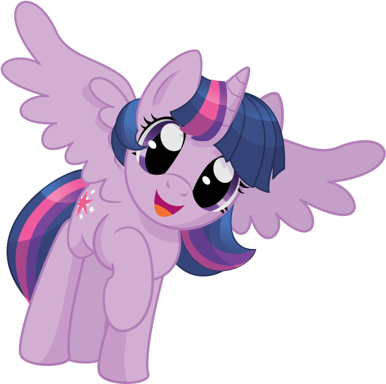 Happy Twilight By Spacekitty On Deviantart - My Little Pony Twilight Sparkle Alicorn (800x780)