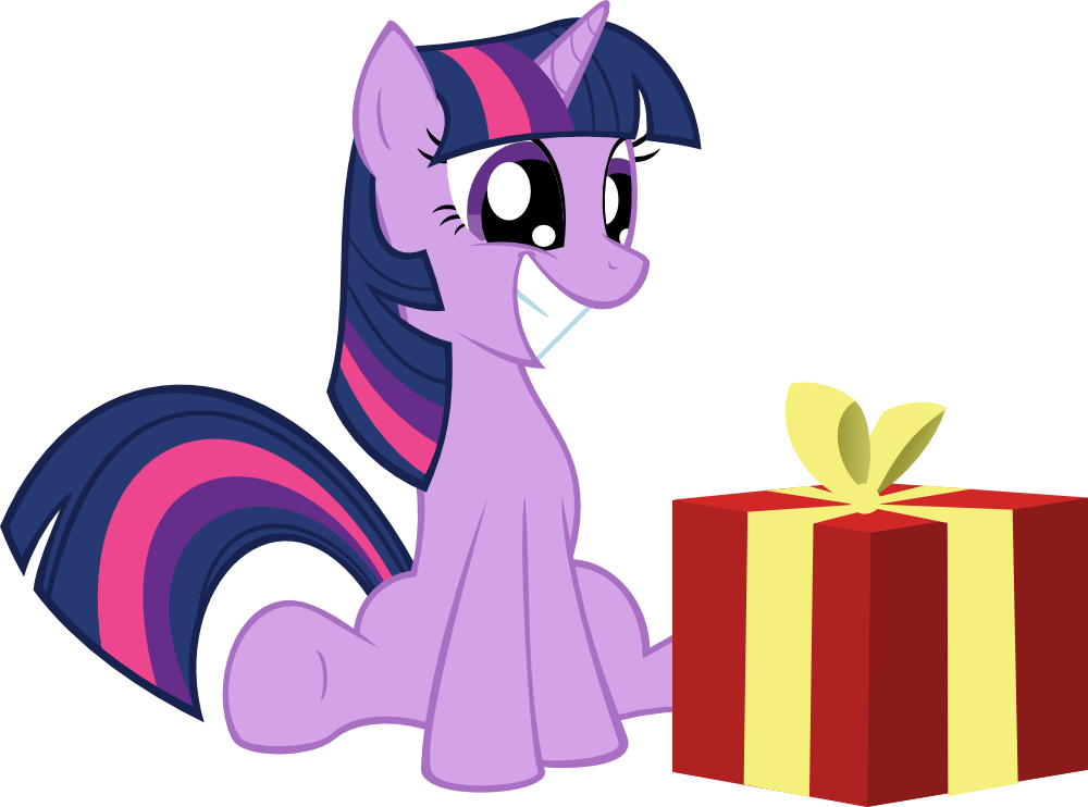 Merry Christmas Twilight Sparkle By Kalleflaxx - Twilight Sparkle Happy Birthday (1000x742)