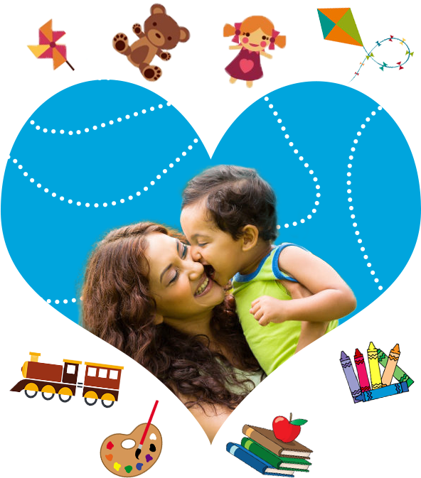 Play School In Mumbai - Rikki Knight Peace Love Artist Design Square Fridge (600x800)