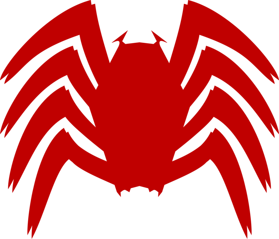 Spiderman Venom Logo - Spider Man Logo Red (965x828)