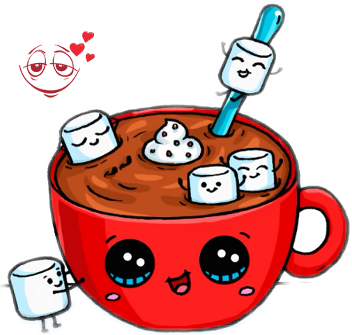 Cute Hot Chocolate Drawings (505x480)