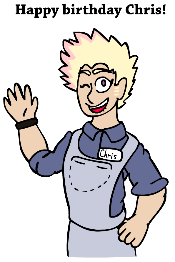 Chris The Janitor By Nekomaster1000 - Cartoon (595x890)