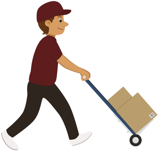 Delivery Clipart Png - Delivery Man Png (512x512)