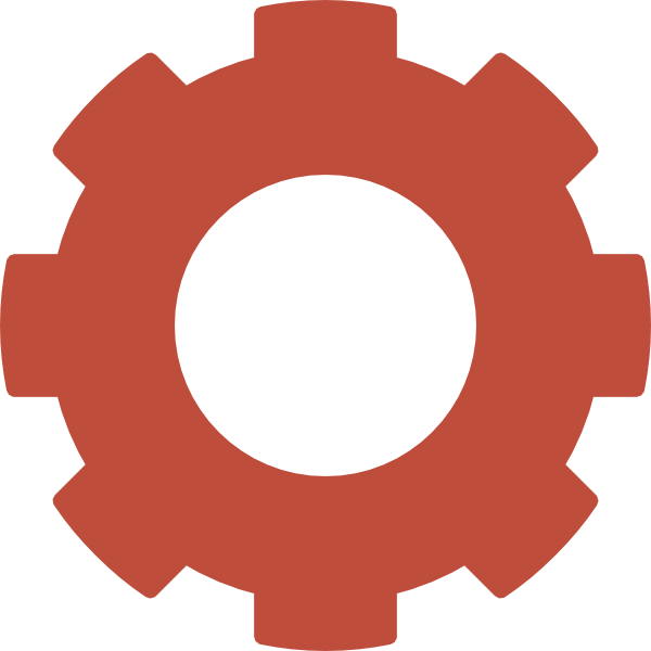 Red Gear Clip Art At Clker - New Generation Symbol (600x600)