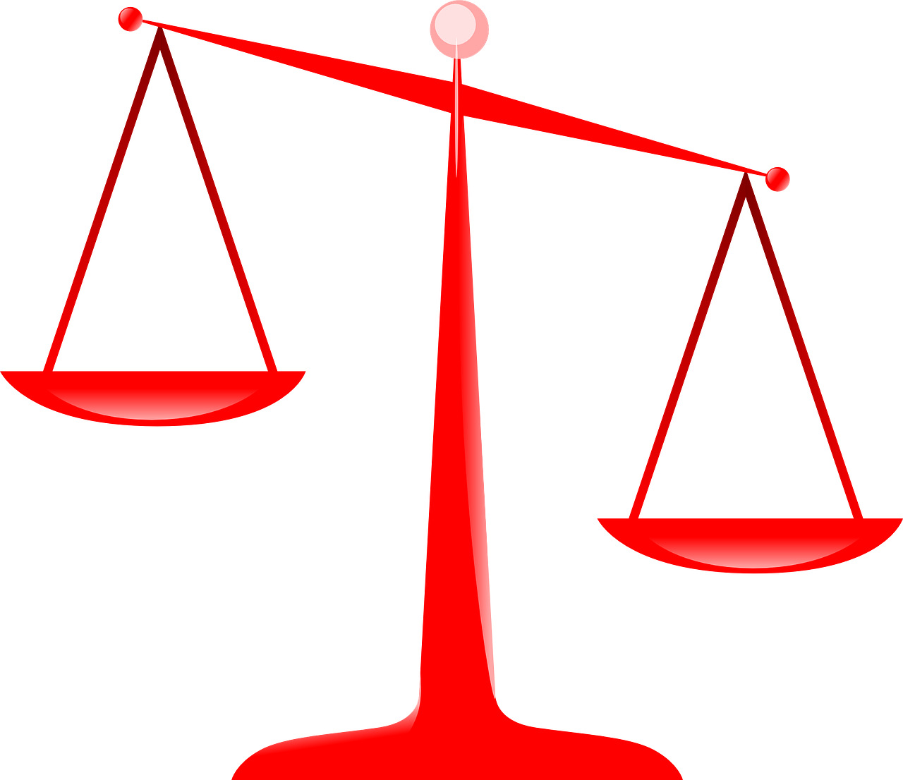 In Order To Qualify For Aid From The Legal Aid Bureau,[13] - Scales Of Justice Clip Art (1280x1106)