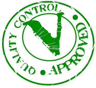 Approved Control Quality Stamp Approved Ap - Quality Control Approved Vector (373x340)