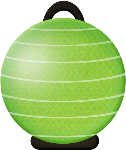 Aw Picnic Paper Lantern Green - Lantern (435x500)