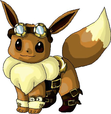 Steampunk Eevee By Sycamore94 - Steampunk Eevee (640x480)