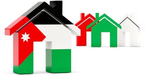 Download Three Houses With Flag For Non-commercial - Flag Of Kuwait (640x480)