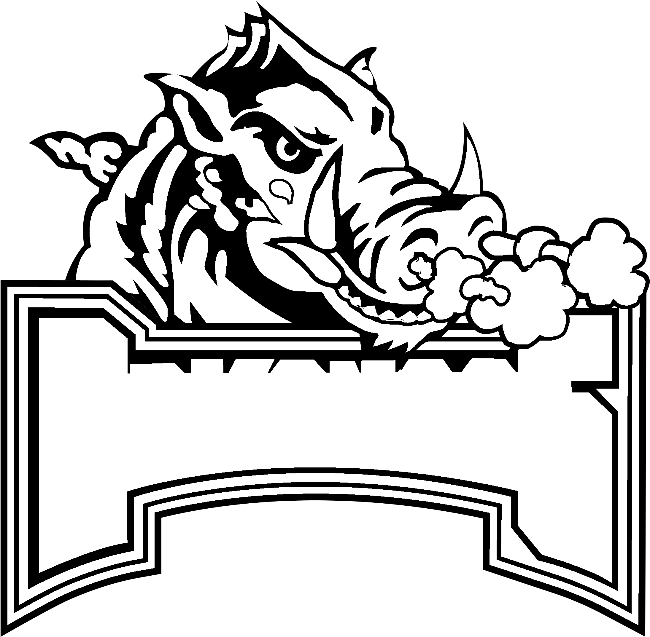 Arkansas Razorback Logo Black And White - Aweson-diy Aweson University Of Arkansas Razorbacks (2400x2400)
