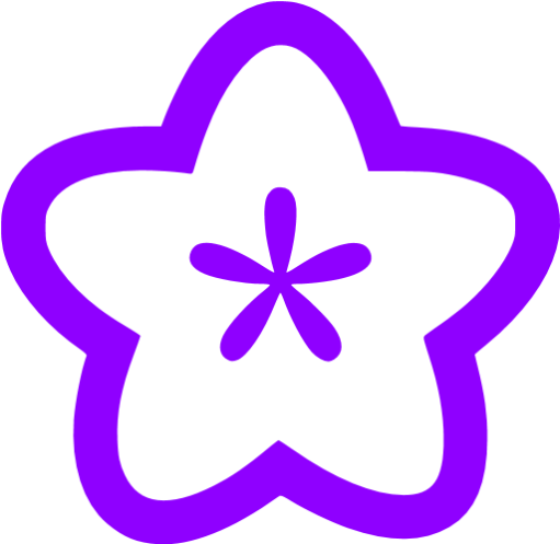 Violet Flower Icon - Flower Icon Png (512x512)