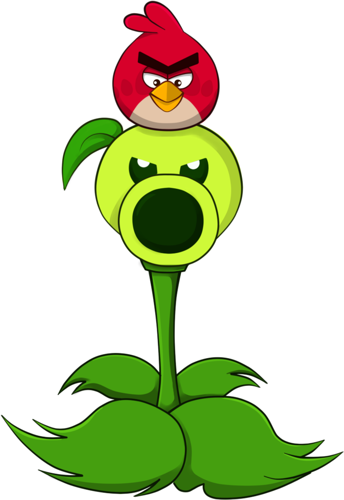 View Collection - Angry Birds Vs Plants Vs Zombies (733x1089)