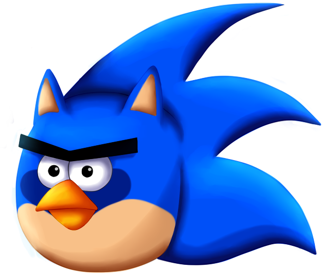 Sonic The Hedgehog Clipart Angry Birds - Angry Birds Sonic The Hedgehog (700x700)