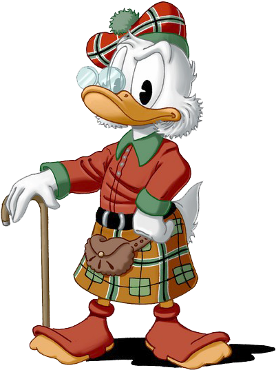 Scrooge Mcduck Clipart - Scrooge Mc Duck (415x554)