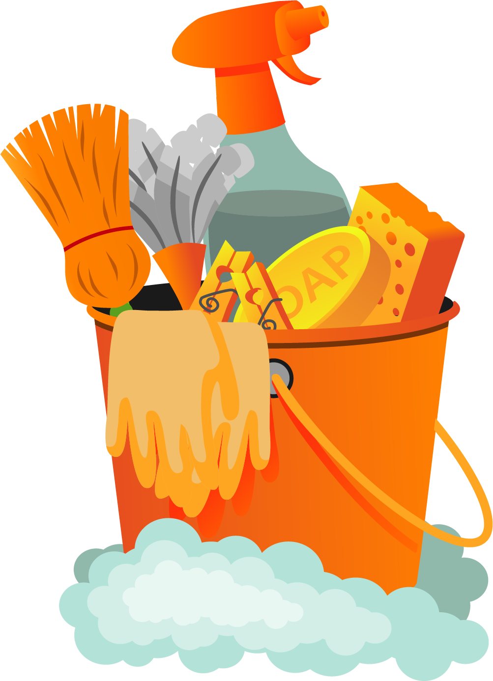 Spring Cleaning Clip Art - Spring Cleaning Clip Art (1003x1386)