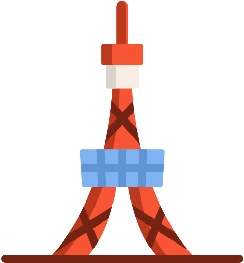 Tokyo Tower Free Icon - Vector Tokyo Tower (512x512)