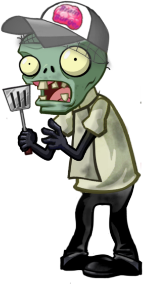 Zombie Clipart Chef - Chef Zombie Cartoon (400x573)